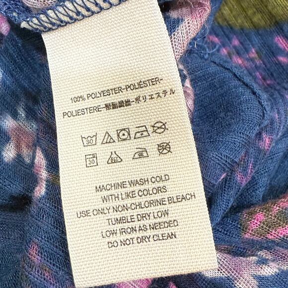 FREE PEOPLE Mirage Top Dress Size Large Convertible Straps High Low Hem Tunic - Picture 9 of 12